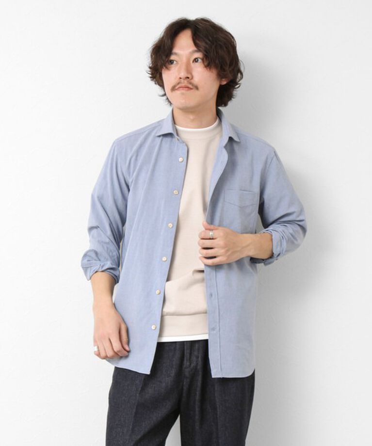NOLLEY'S goodman「《接触冷感》スーピマコットン ダブルカラーTee 25SS」|Tシャツ・カットソー|