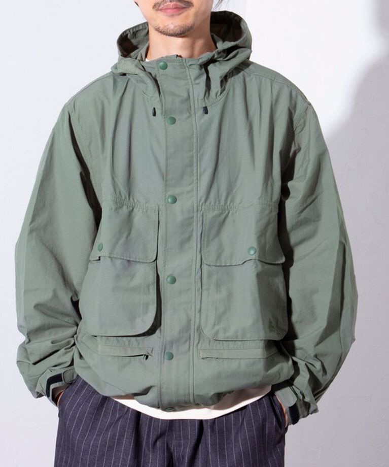 GLOSTER「【限定展開】【KELTY×GLOSTER】別注  ミリタリー ユーティリティ フィッシングジャケット」|ブルゾン・スタジャン|