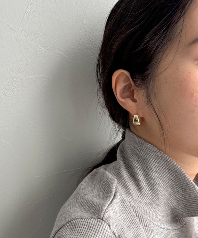 fredy emue「チタンポストボリュームメタルピアス」|ピアス|