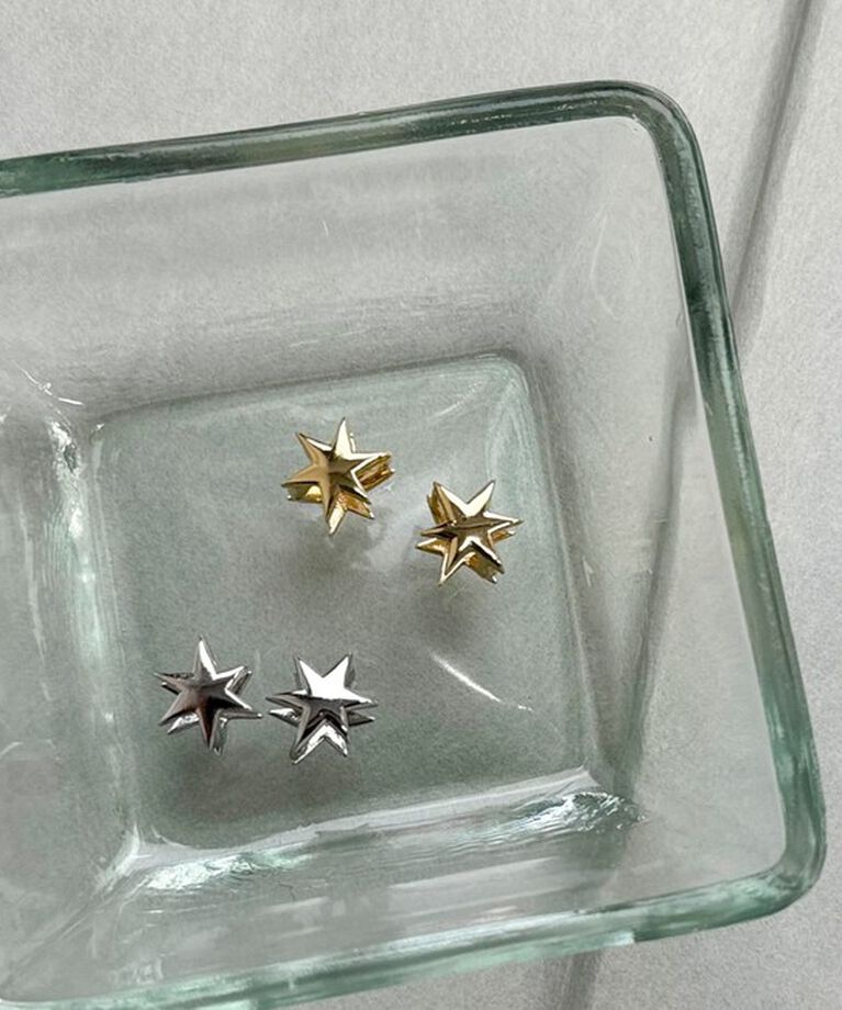 fredy emue「六芒星ワンタッチピアス」|ピアス|シルバー