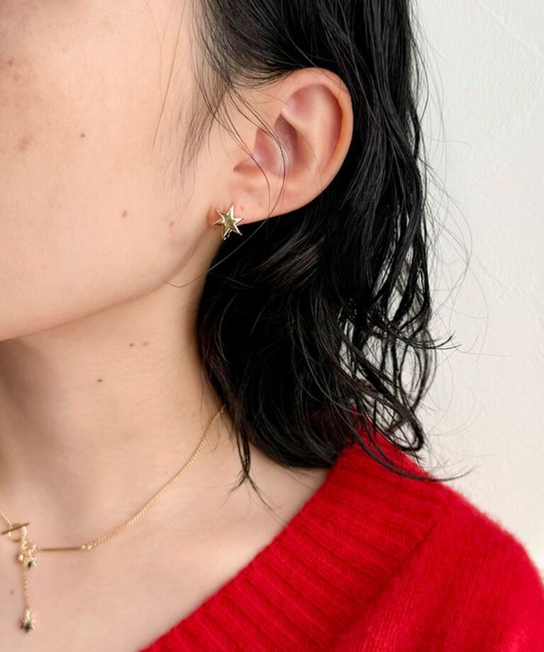 fredy emue「六芒星ワンタッチピアス」|ピアス|