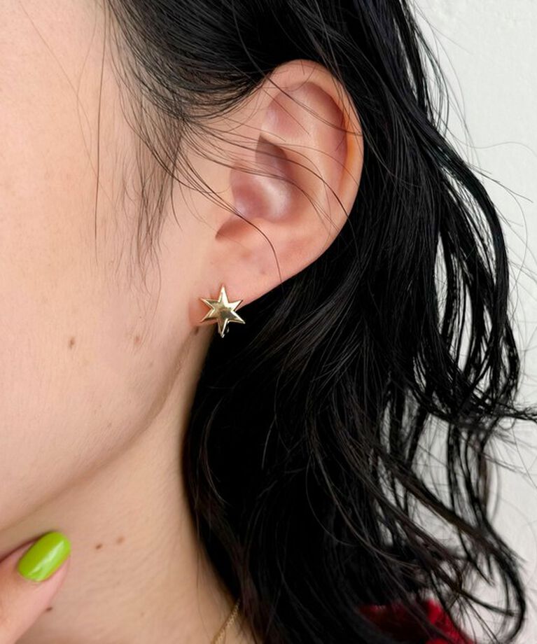 fredy emue「六芒星ワンタッチピアス」|ピアス|