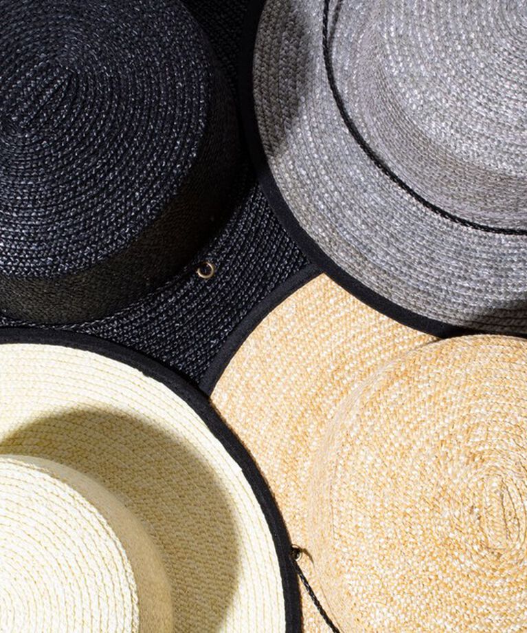 GLOSTER「【GLOSTER】CODE LONG BRIM STRAW HAT ハット 麦わら カンカン帽」|ハット|