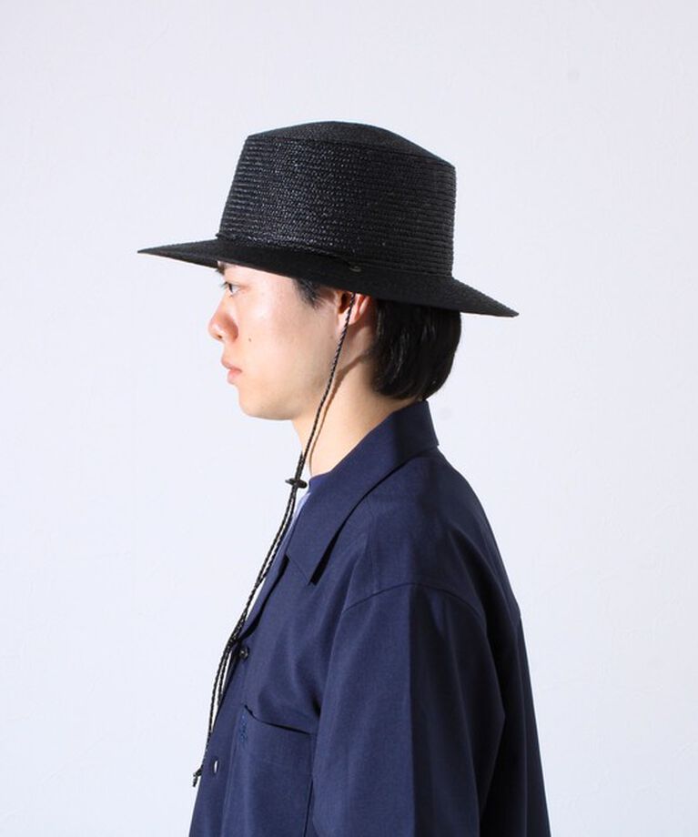 GLOSTER「【GLOSTER】CODE LONG BRIM STRAW HAT ハット 麦わら カンカン帽」|ハット|