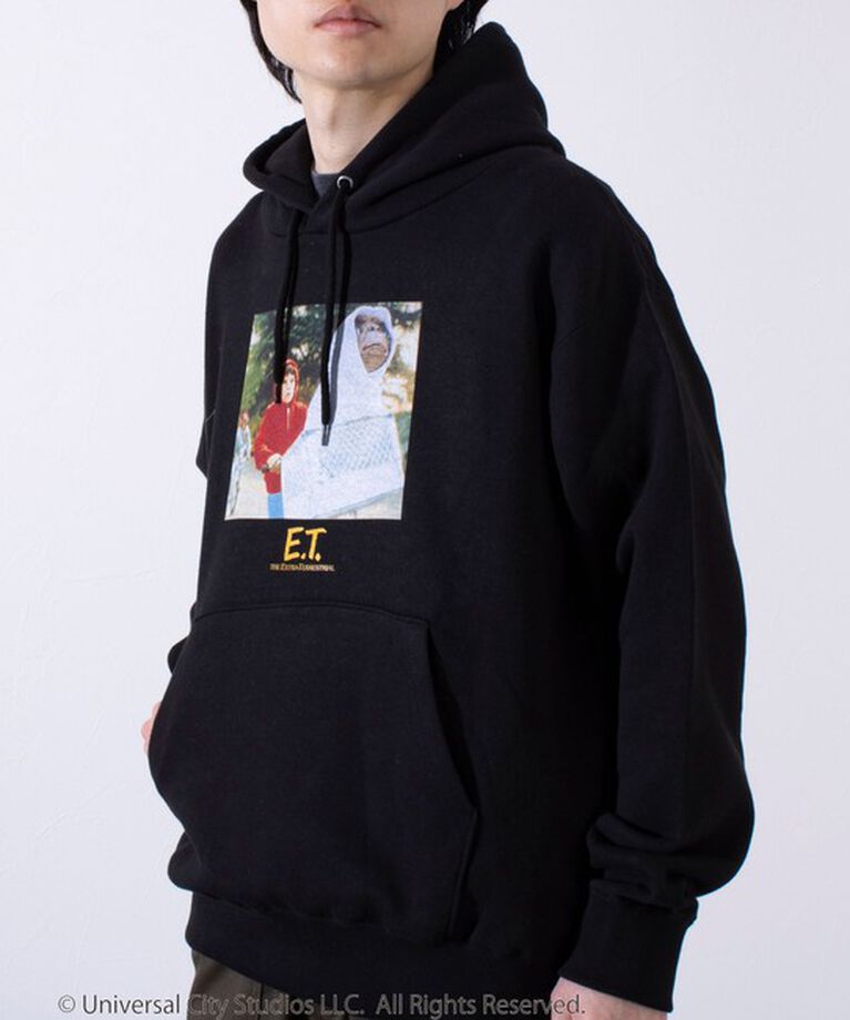 GLOSTER「【GLOSTER】×【E.T.】フォトプリント スウェット プルオーバーフーディ パーカー」|パーカー|