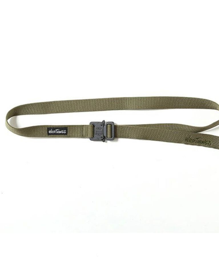 GLOSTER「【WILD THINGS/ワイルドシングス】MILITARY BELT ミリタリーベルト」|ベルト|カーキ