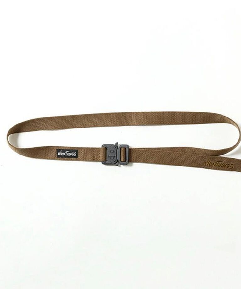 GLOSTER「【WILD THINGS/ワイルドシングス】MILITARY BELT ミリタリーベルト」|ベルト|ベージュ