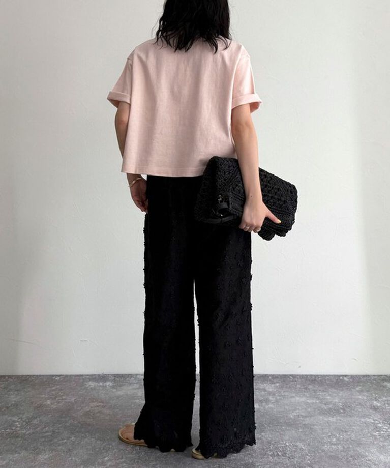 fredy emue「【新色追加！】ベーシッククロップド丈Tシャツ」|Tシャツ・カットソー|