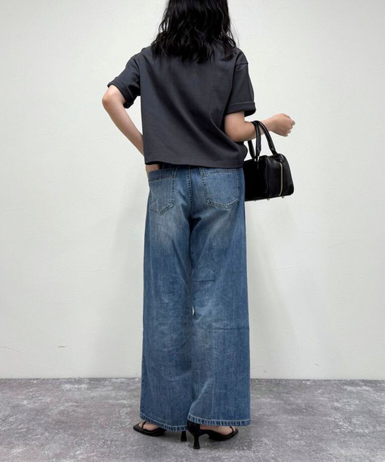 fredy emue「【新色追加！】ベーシッククロップド丈Tシャツ」|Tシャツ・カットソー|