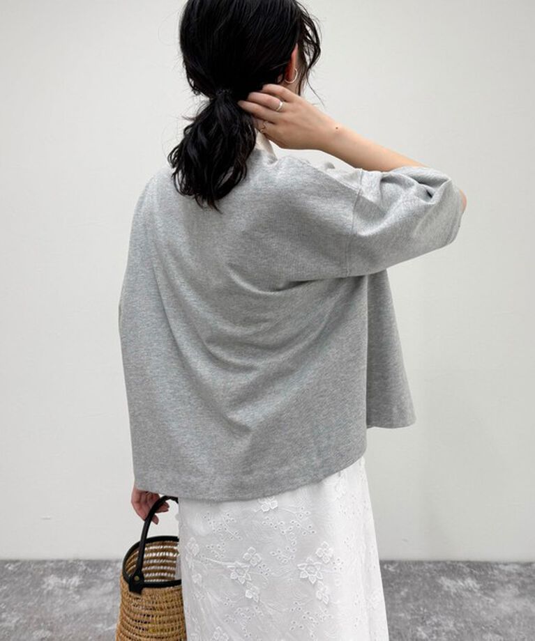 fredy emue「ワンポイント刺繍半袖ラガーシャツ」|Tシャツ・カットソー|