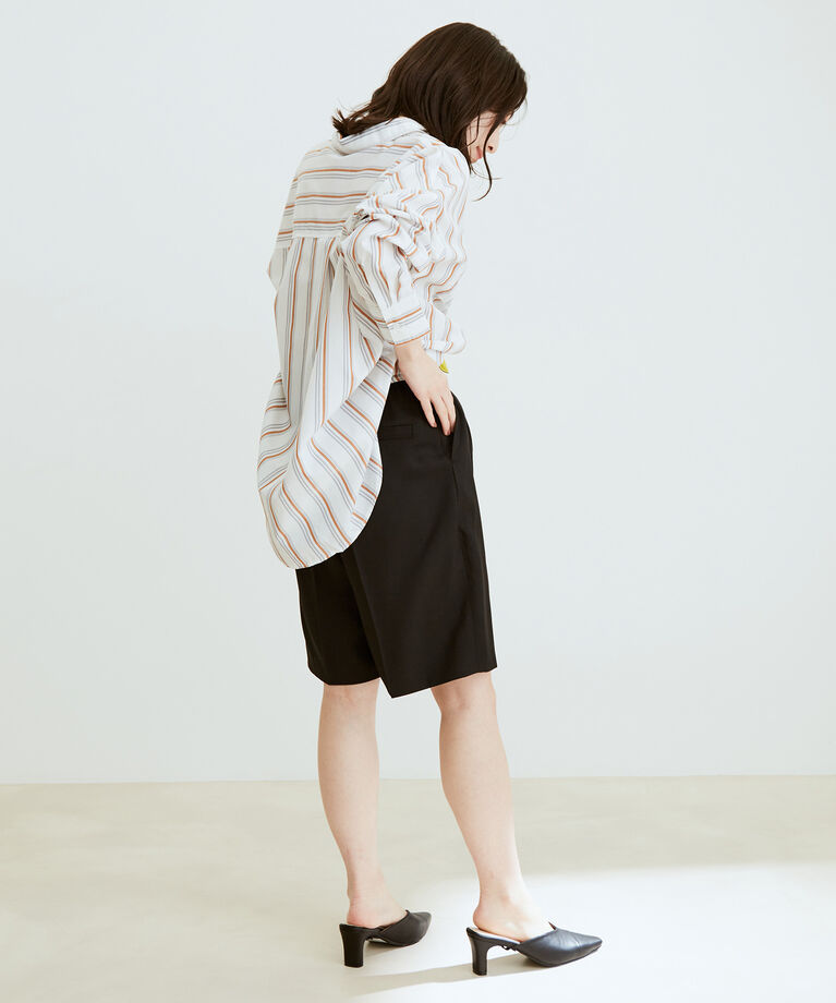 vis-a-vis「【WEB限定】すっきりハーフパンツ【セットアップ対応】」|スラックス|