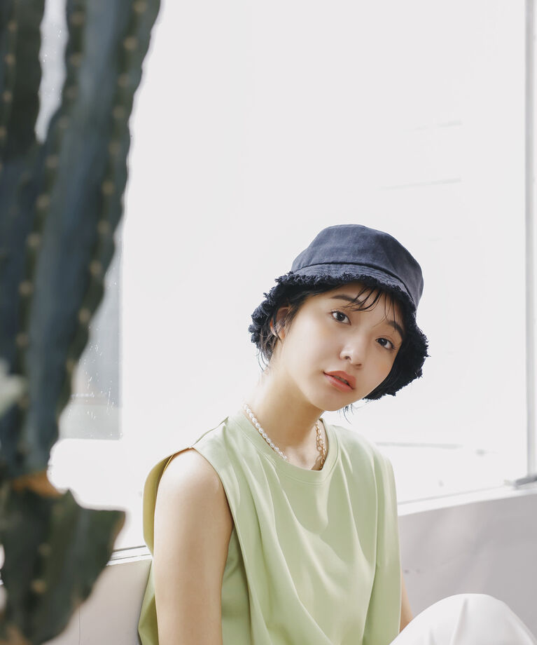 vis-a-vis「【WEB限定】シルケットノースリーブプルオーバー」|Tシャツ・カットソー|