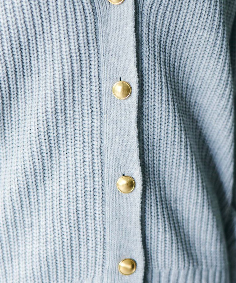VIS「【洗える】袖ケーブルカーディガン【sustainable】」|カーディガン|