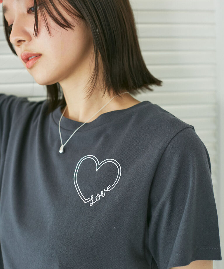 VIS「ハート＆リボンモチーフアソートTシャツ」|Tシャツ・カットソー|スミクロ(05)