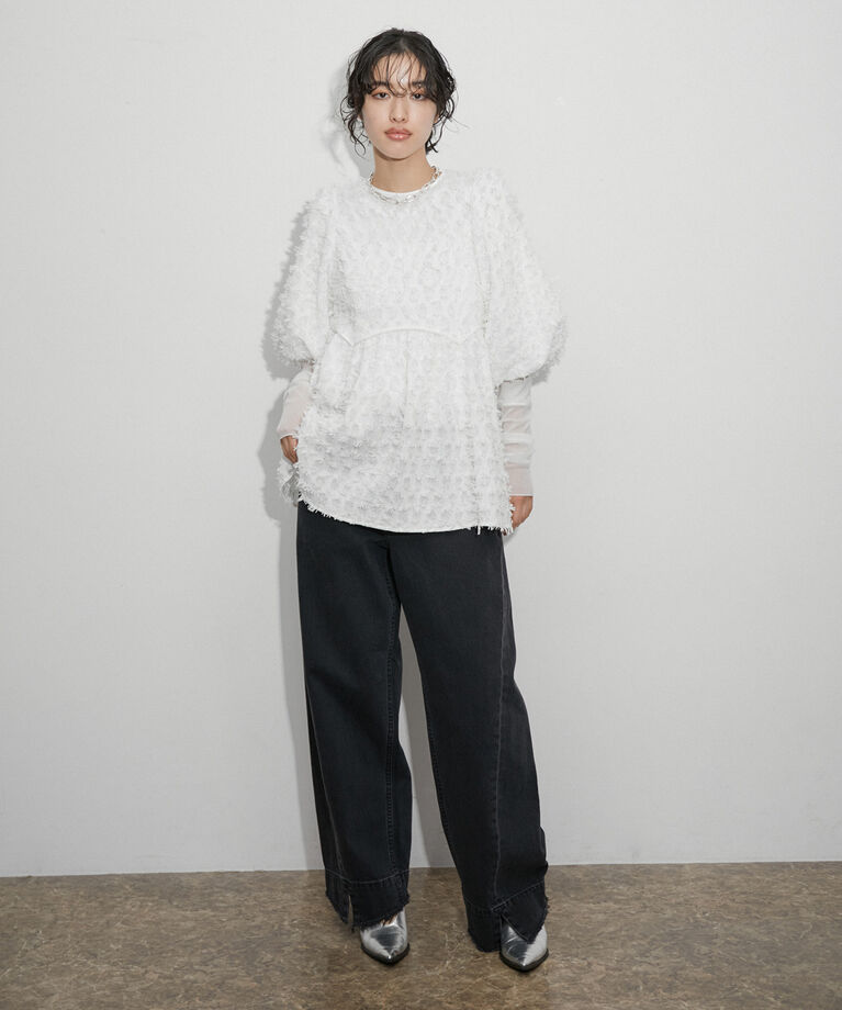 ADAM ET ROPE'「【再入荷】ルーズフィットアジャストデニム」|デニム|