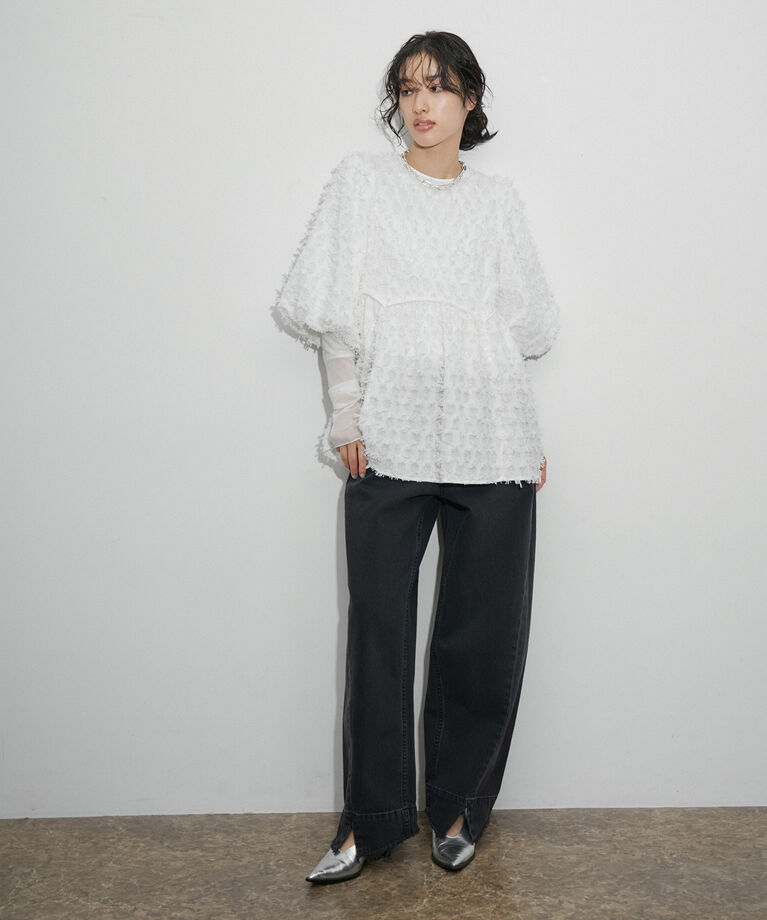 ADAM ET ROPE'「【再入荷】ルーズフィットアジャストデニム」|デニム|