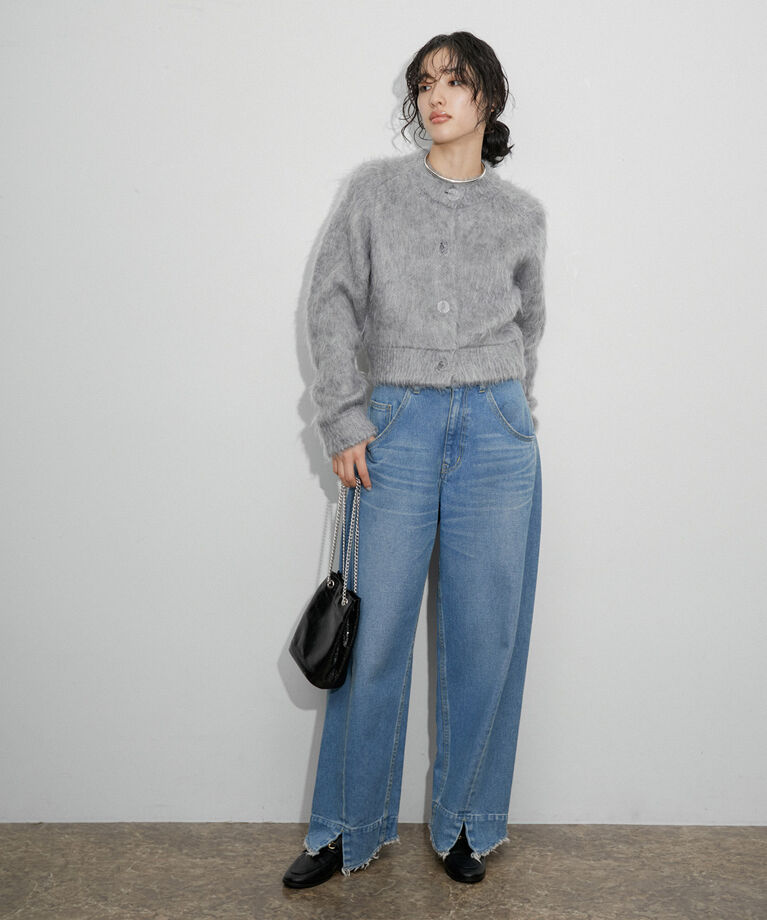 ADAM ET ROPE'「【再入荷】ルーズフィットアジャストデニム」|デニム|