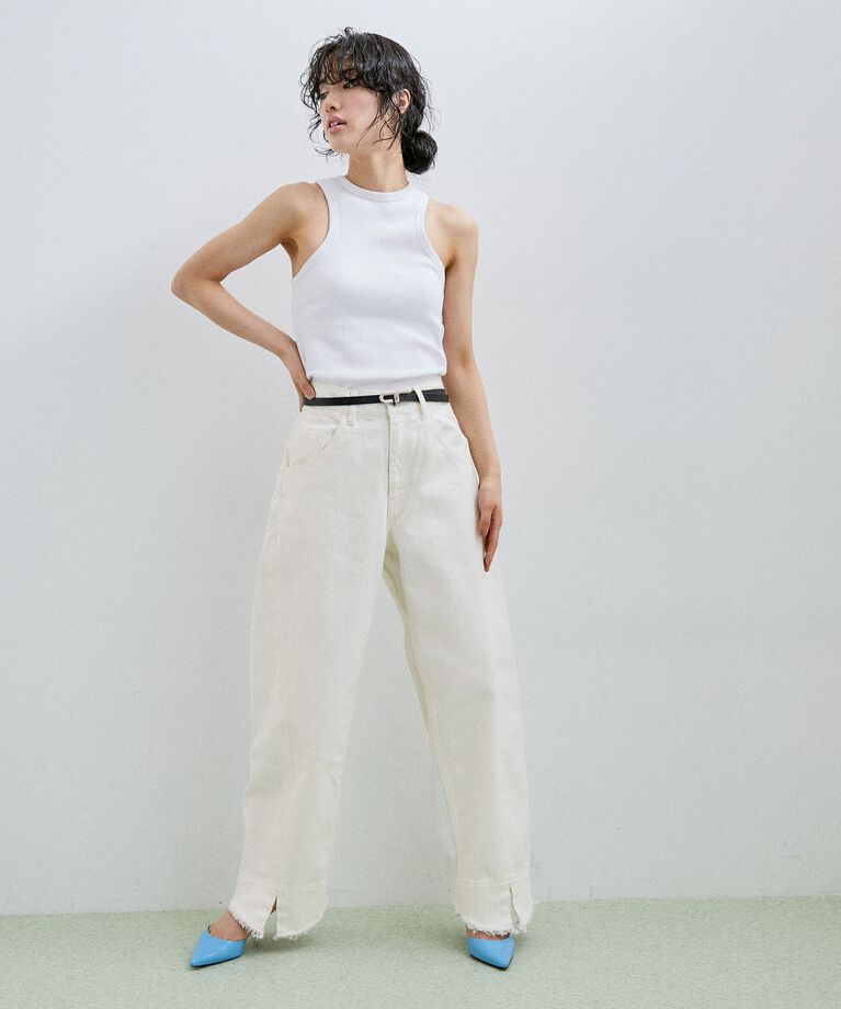 ADAM ET ROPE'「【再入荷】ルーズフィットアジャストデニム」|デニム|