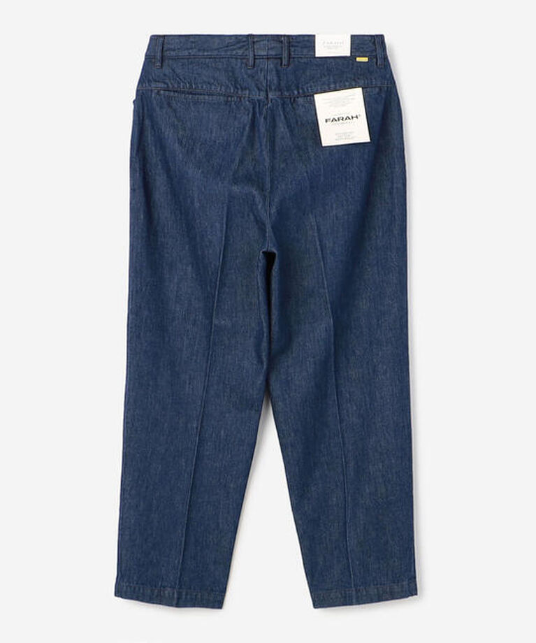 「FARAH | ツータック ワイドデニムパンツ MEN」|デニム|