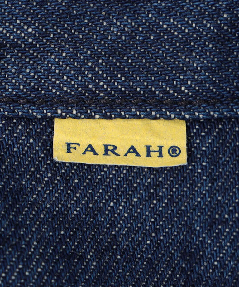  「FARAH | ツータック ワイドデニムパンツ MEN」|デニム|