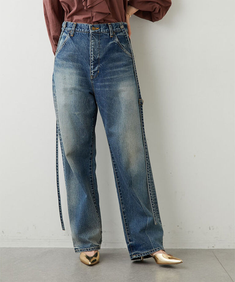  「サスペンダーDENIM」|デニム|ブルー