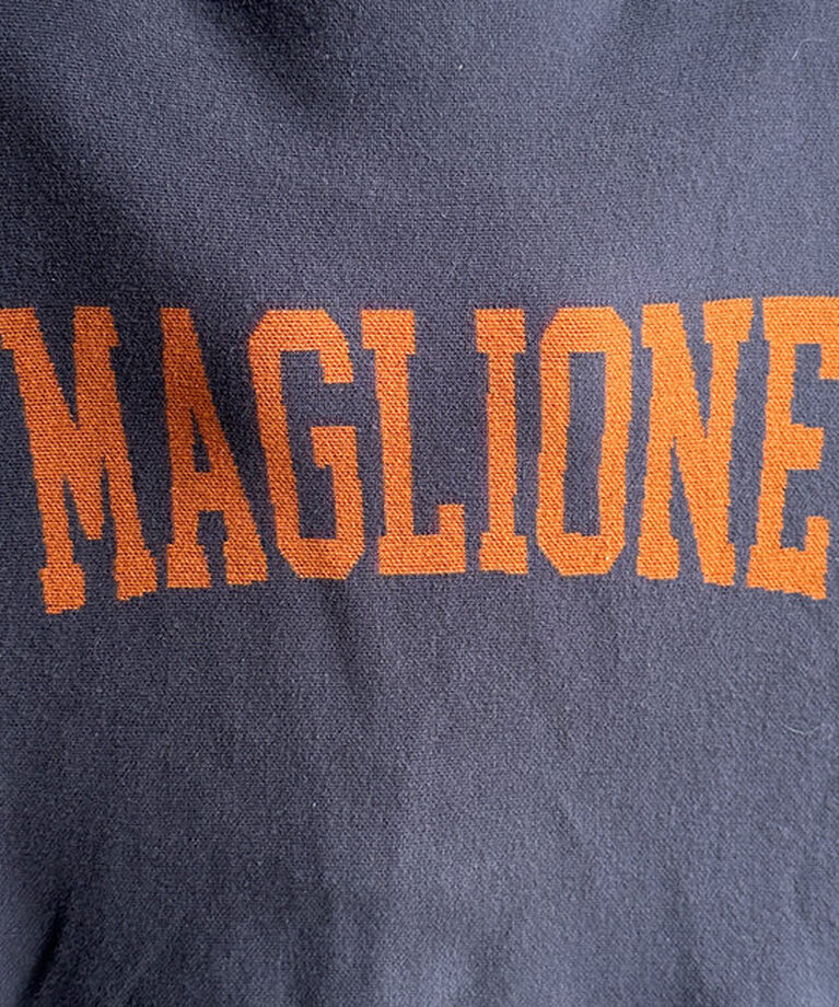  「MAGLIONEインターシャロゴポンチョニット」|ニット・セーター|
