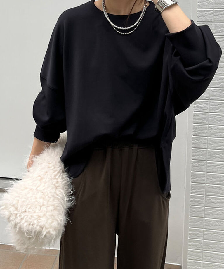  「ダンボールプルオーバー」|Tシャツ・カットソー|ブラック