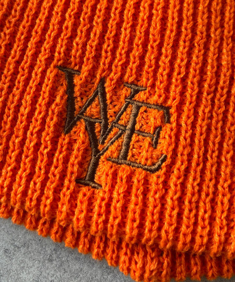  「ロゴ刺繍ニット帽」|ハット|
