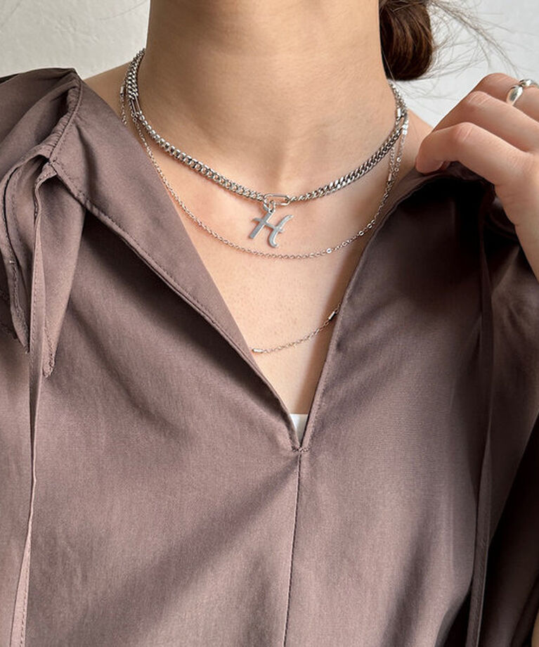  「【A・H・M・R・S・Yの６種！】アルファベットネックレス」|ネックレス|