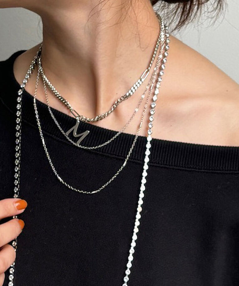  「【A・H・M・R・S・Yの６種！】アルファベットネックレス」|ネックレス|
