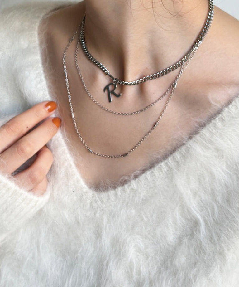  「【A・H・M・R・S・Yの６種！】アルファベットネックレス」|ネックレス|