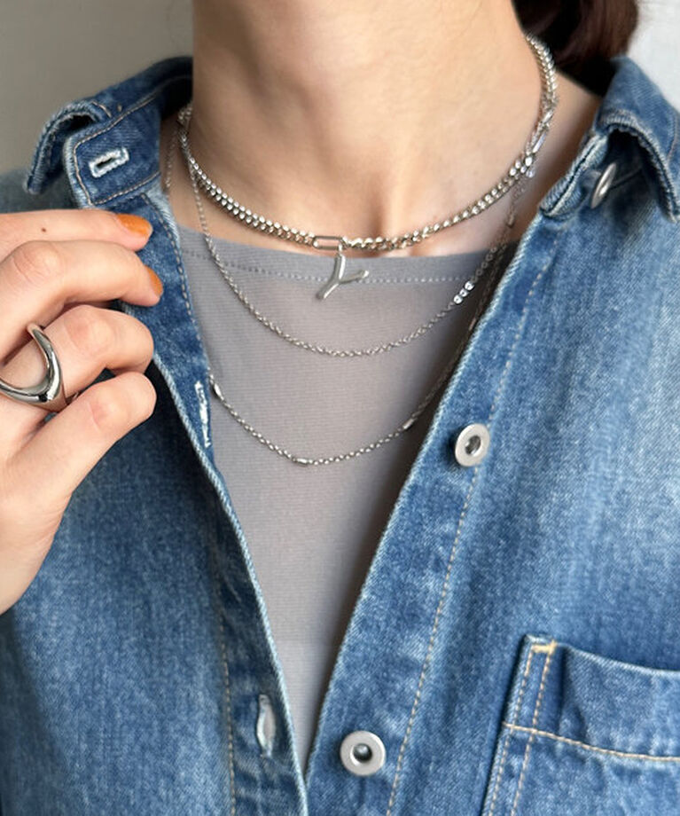 「【A・H・M・R・S・Yの６種！】アルファベットネックレス」|ネックレス|
