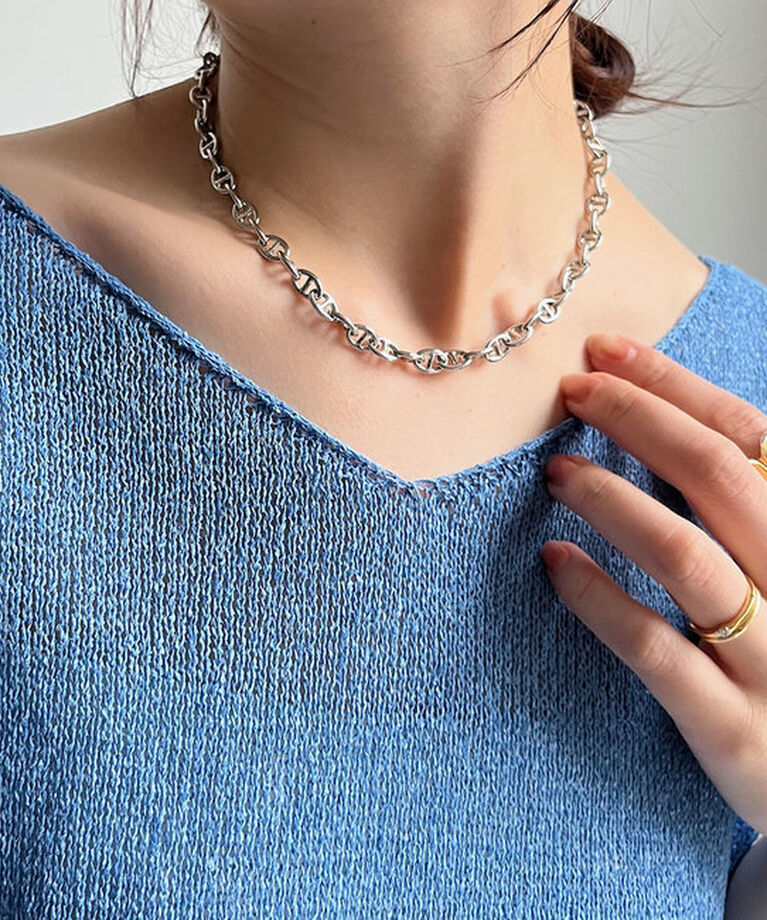  「マンテルチェーンネックレス」|ネックレス|シルバー