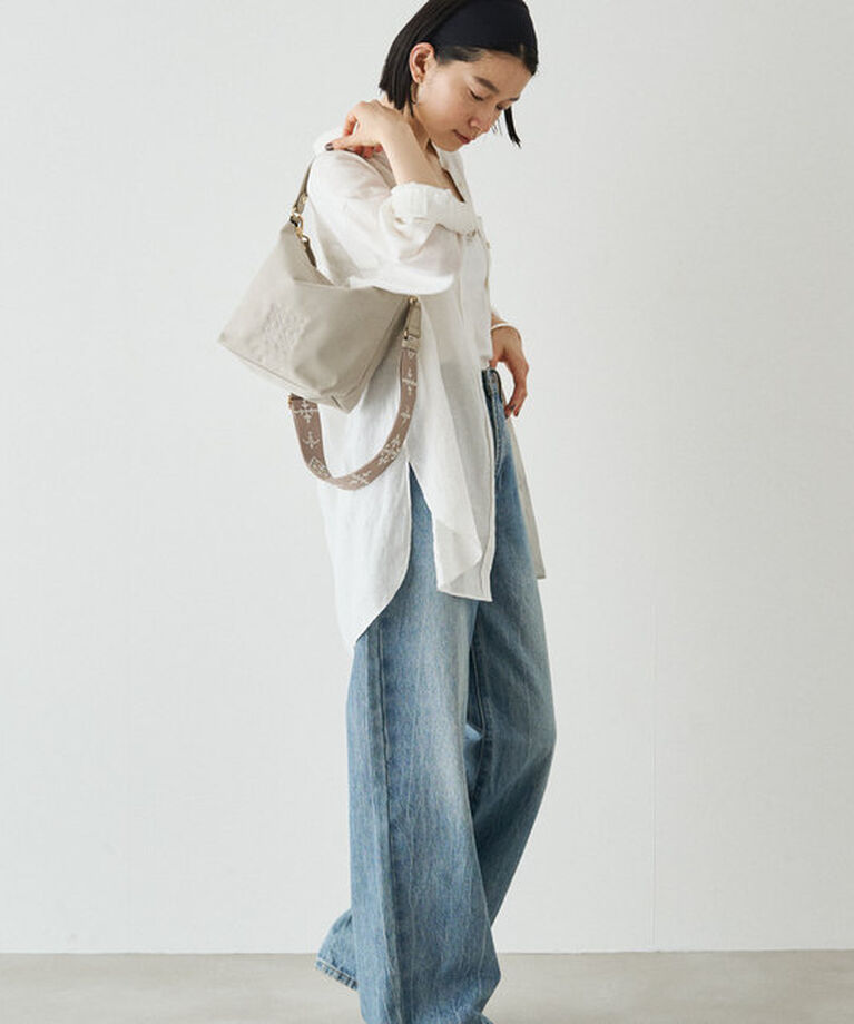  「[320g/撥水性あり] コーデュラナイロン2wayシンプルショルダーバッグ」|ショルダー・メッセンジャー|