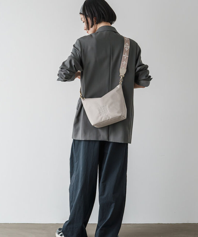  「[320g/撥水性あり] コーデュラナイロン2wayシンプルショルダーバッグ」|ショルダー・メッセンジャー|