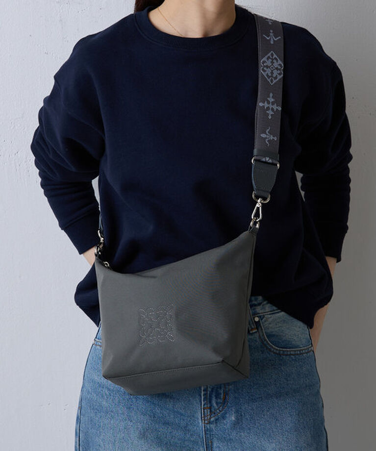  「[320g/撥水性あり] コーデュラナイロン2wayシンプルショルダーバッグ」|ショルダー・メッセンジャー|