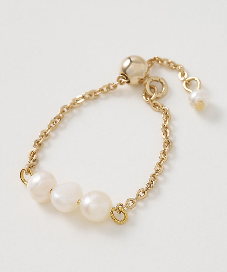 collex「【dignif】【金属アレルギー対応】パールチェーンリング」|リング|