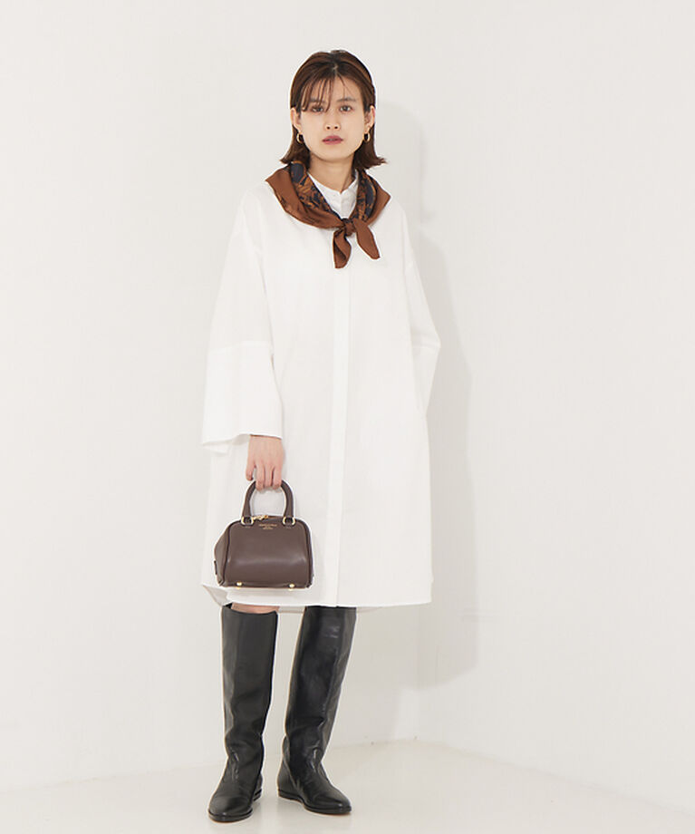 Rouge vif「カフススリットシャツワンピース」|ワンピース|