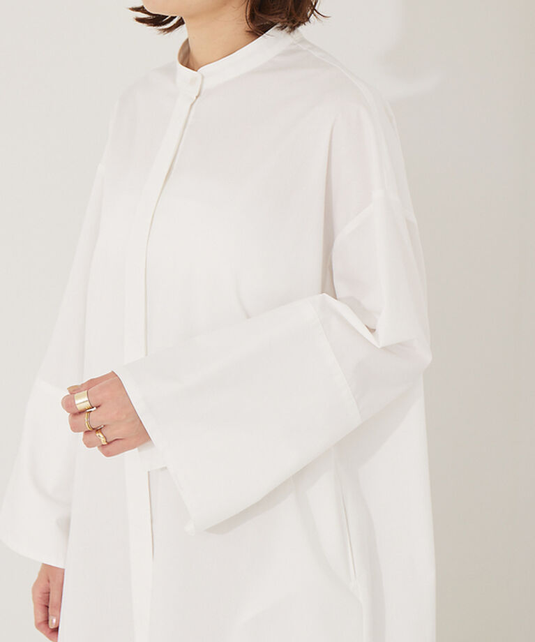 Rouge vif「カフススリットシャツワンピース」|ワンピース|