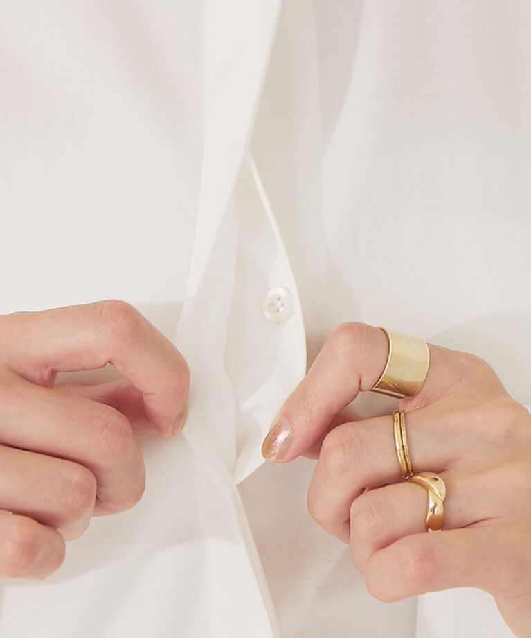 Rouge vif「カフススリットシャツワンピース」|ワンピース|