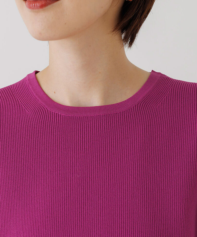 Rouge vif「【セットアップ対応】ボリュームスリーブストレッチニットプルオーバー」|ニット・セーター|