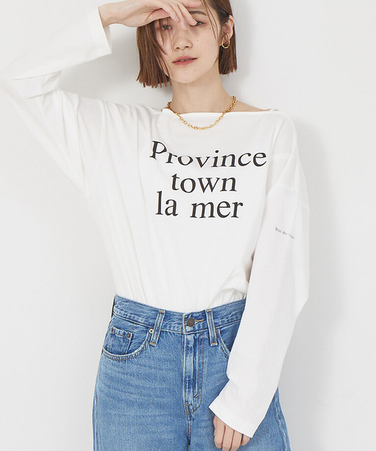 Rouge vif「マチ付ボートロゴロンTee」|Tシャツ・カットソー|