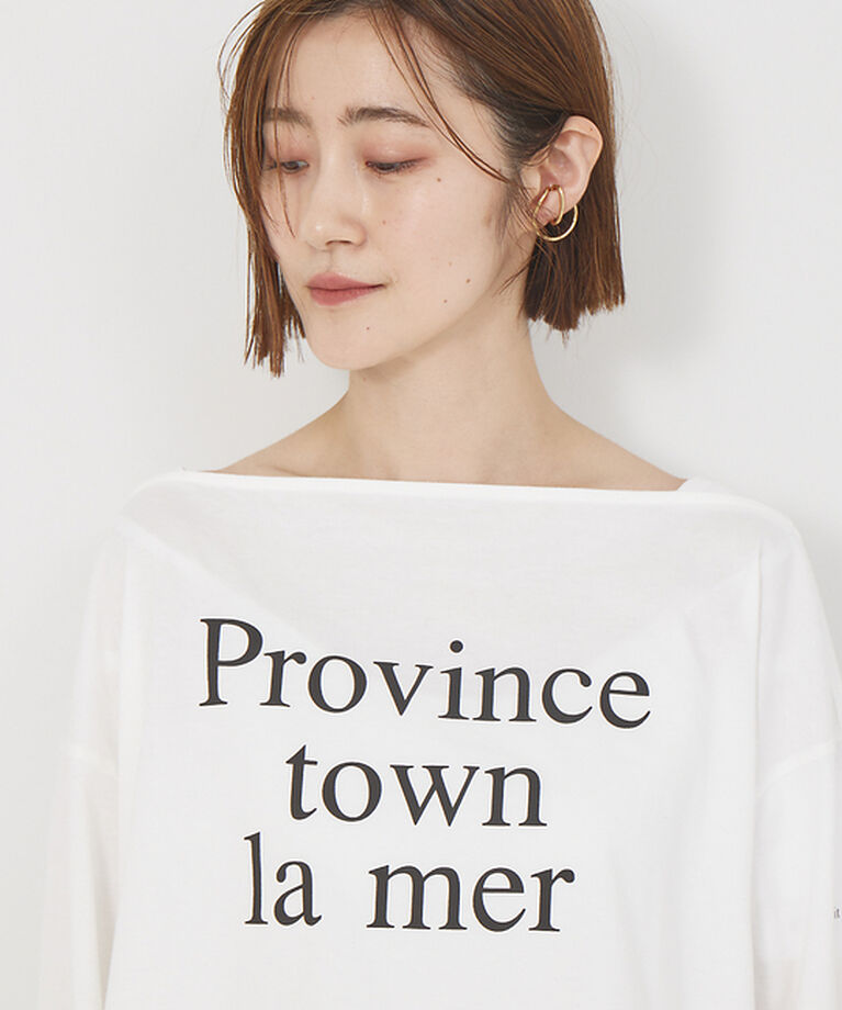 Rouge vif「マチ付ボートロゴロンTee」|Tシャツ・カットソー|
