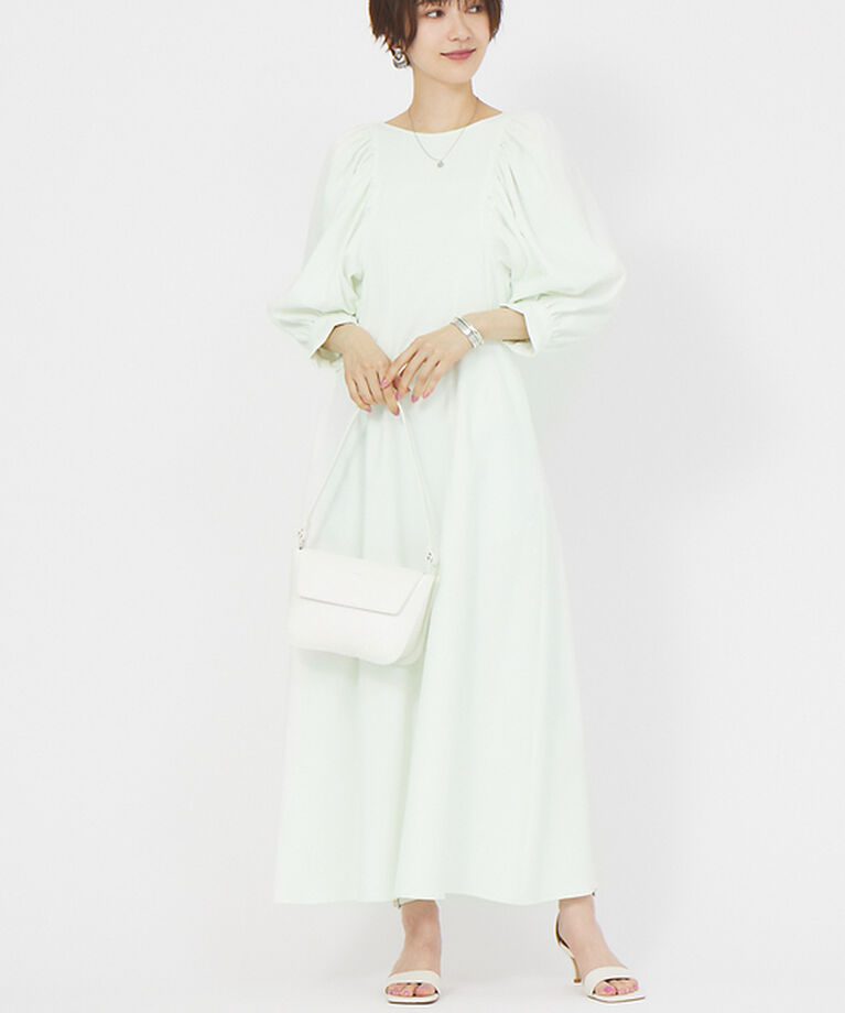 Rouge vif「シェルタリングワンピース」|ワンピース|アイボリー