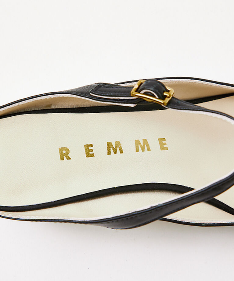 Rouge vif「【REMME/レメ】ポインテッドミュール」|サンダル|