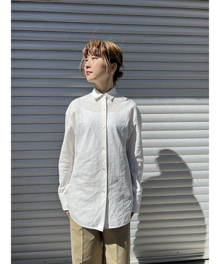 Rouge vif「綿麻レギュラー ナチュラルシャツ」|シャツ・ブラウス|