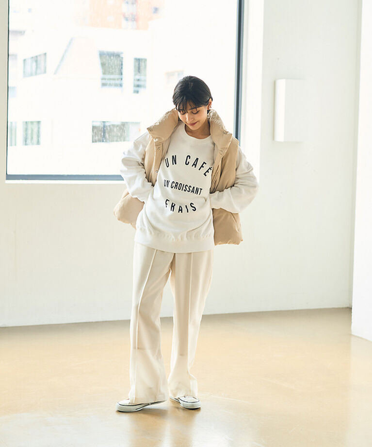 Rouge vif「ウールライクイージーストレートパンツ」|その他|