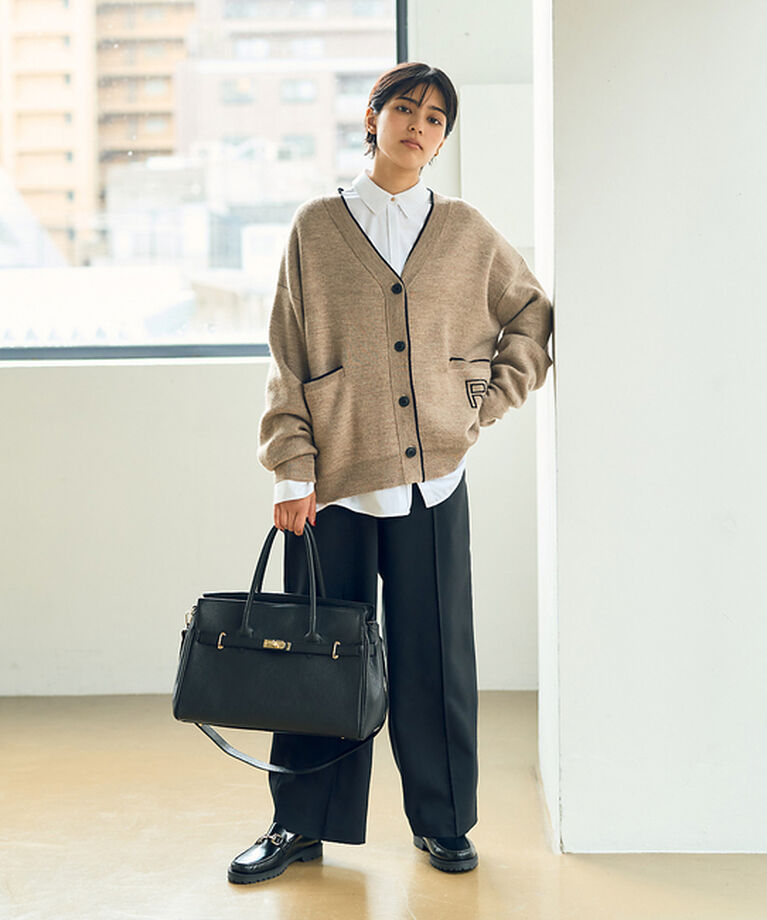 Rouge vif「ウールライクイージーストレートパンツ」|その他|