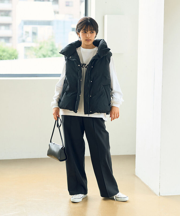 Rouge vif「ウールライクイージーストレートパンツ」|その他|
