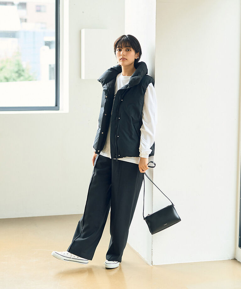 Rouge vif「ウールライクイージーストレートパンツ」|その他|